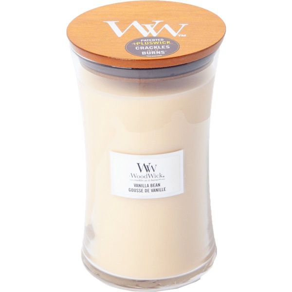 Woodwick Geurkaars Large Vanilla Bean