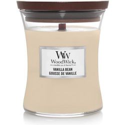 Woodwick Geurkaars Medium Vanilla Bean