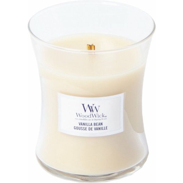 Woodwick Geurkaars Medium Vanilla Bean