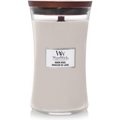 Geurkaars Large Warm Wool  Woodwick