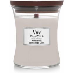 Woodwick Geurkaars Medium Warm Wool 