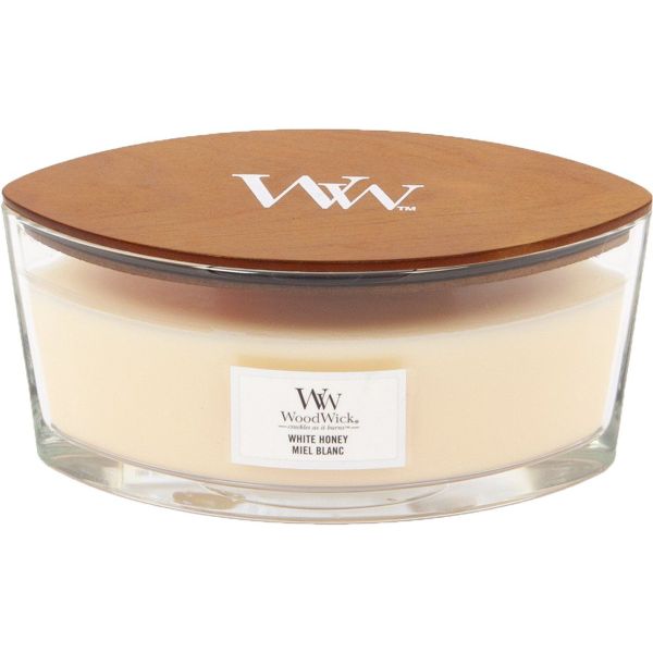 Woodwick Geurkaars Ellipse White Honey