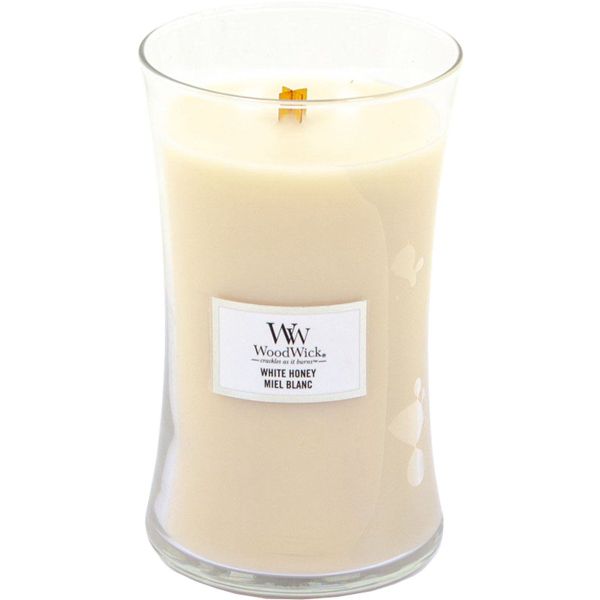 Woodwick Geurkaars Large White Honey