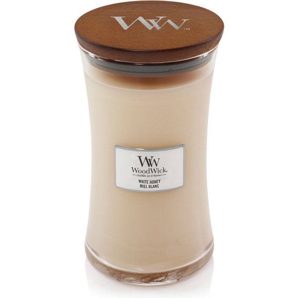 Woodwick Geurkaars Large White Honey