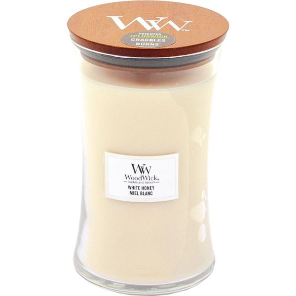 Woodwick Geurkaars Large White Honey