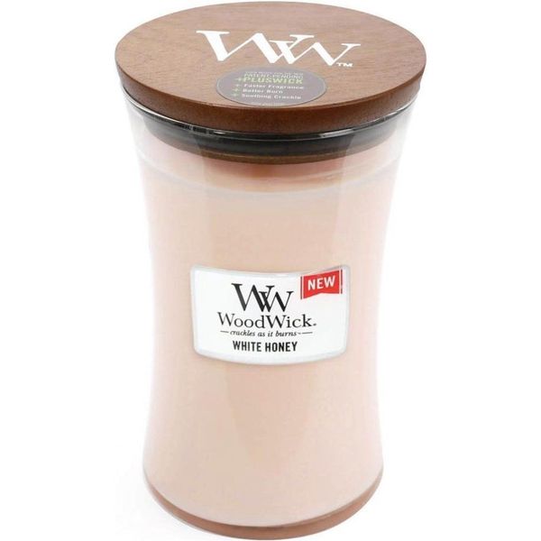 Woodwick Geurkaars Large White Honey