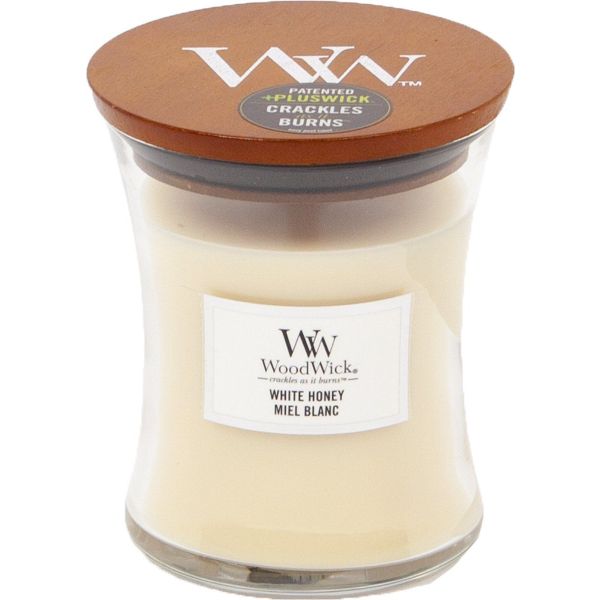 Woodwick Geurkaars Medium White Honey