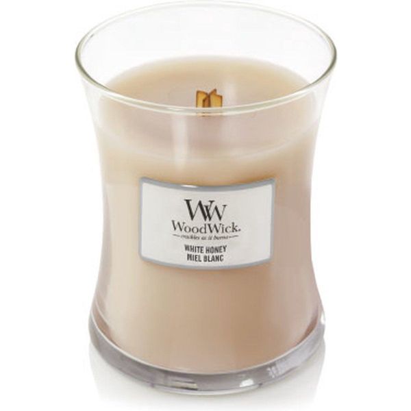 Woodwick Geurkaars Medium White Honey