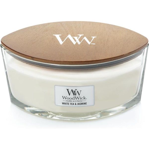 Woodwick Geurkaars Ellipse White Tea & Jasmine