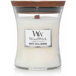 Woodwick Geurkaars Medium White Tea & Jasmine