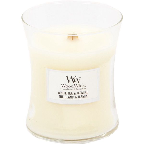 Woodwick Geurkaars Medium White Tea & Jasmine