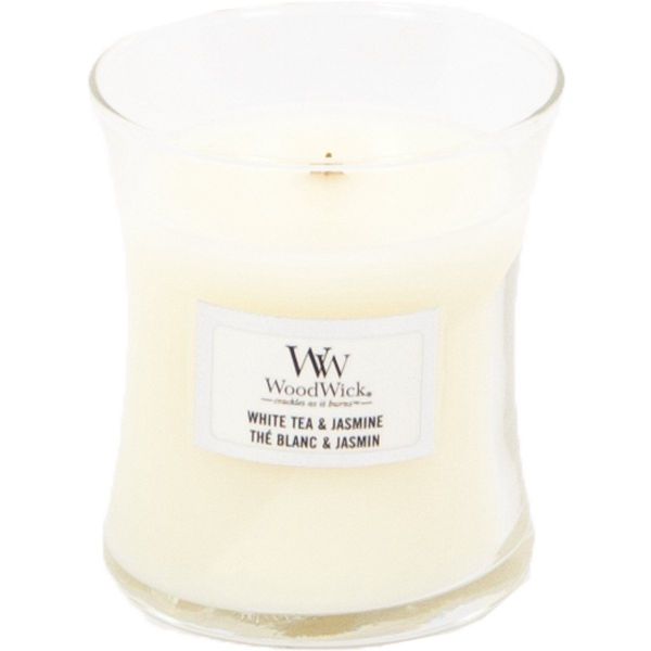 Woodwick Geurkaars Mini White Tea & Jasmine