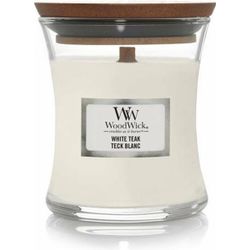 Woodwick Geurkaars Mini White Teak