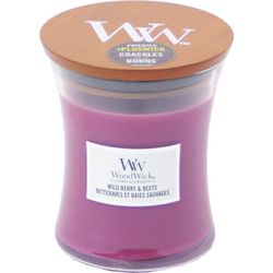 Woodwick Geurkaars Medium Wild Berry & Beets