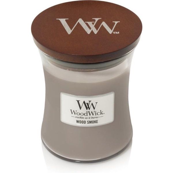 Woodwick Geurkaars Medium Wood Smoke