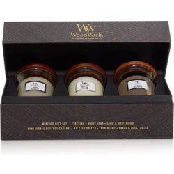 Woodwick Geurkaars Deluxe Giftset 3 mini Woody