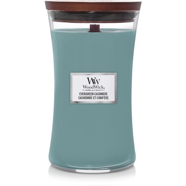 Woodwick Geurkaars Large Evergreen Cashmere