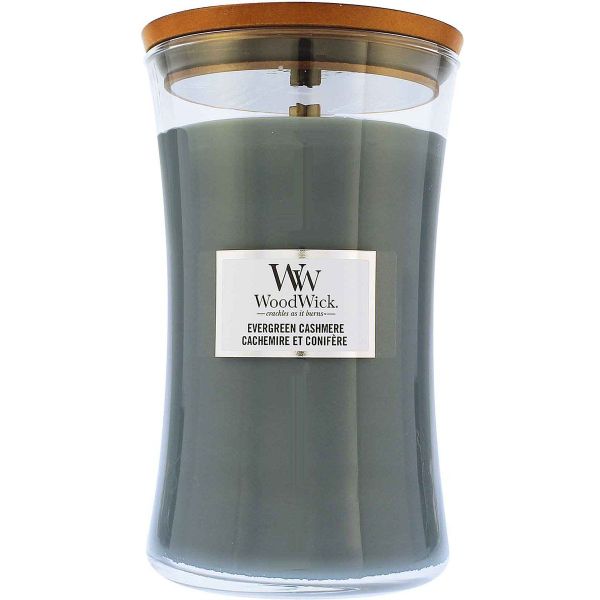 Woodwick Geurkaars Large Evergreen Cashmere