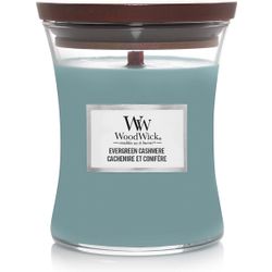 Woodwick Geurkaars Medium Evergreen Cashmere