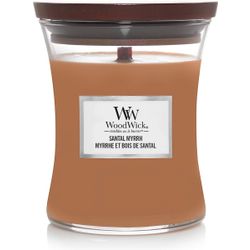 Woodwick Geurkaars Medium Santal Myrrh