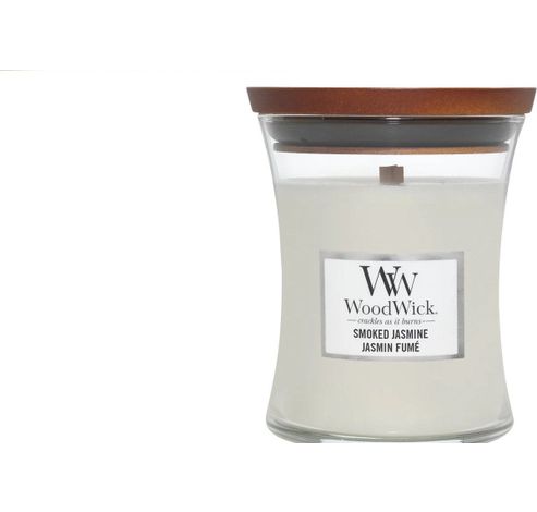 Geurkaars Medium Smoked Jasmine  Woodwick