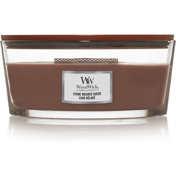 Woodwick Geurkaars Ellipse Stone Washed Suede