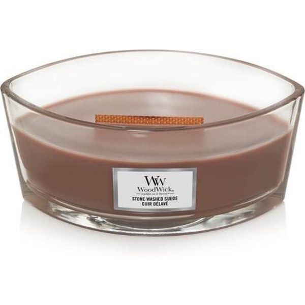 Woodwick Geurkaars Ellipse Stone Washed Suede