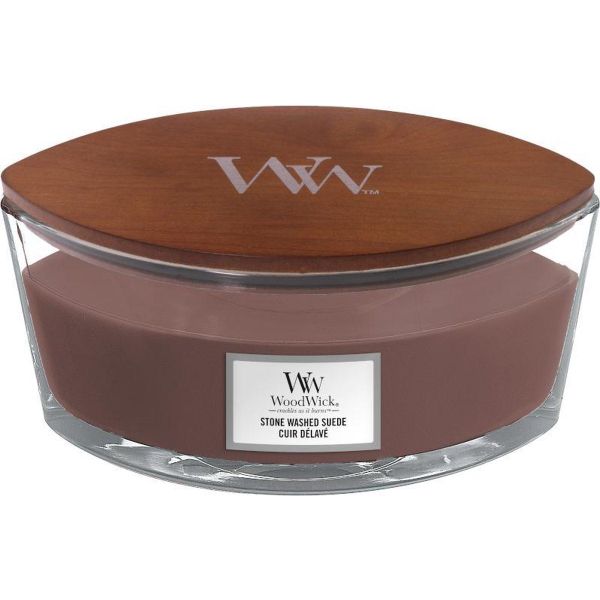 Woodwick Geurkaars Ellipse Stone Washed Suede