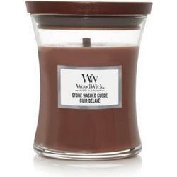 Woodwick Geurkaars Mini Stone Washed Suede