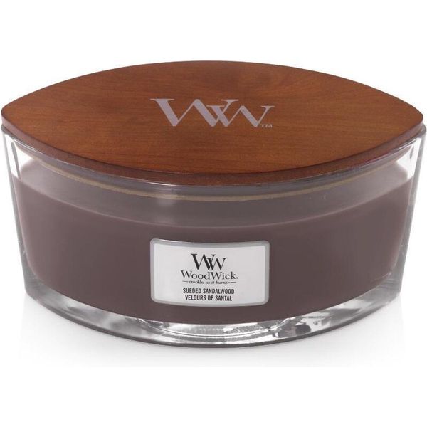 Woodwick Geurkaars Ellipse Sueded Sandalwood