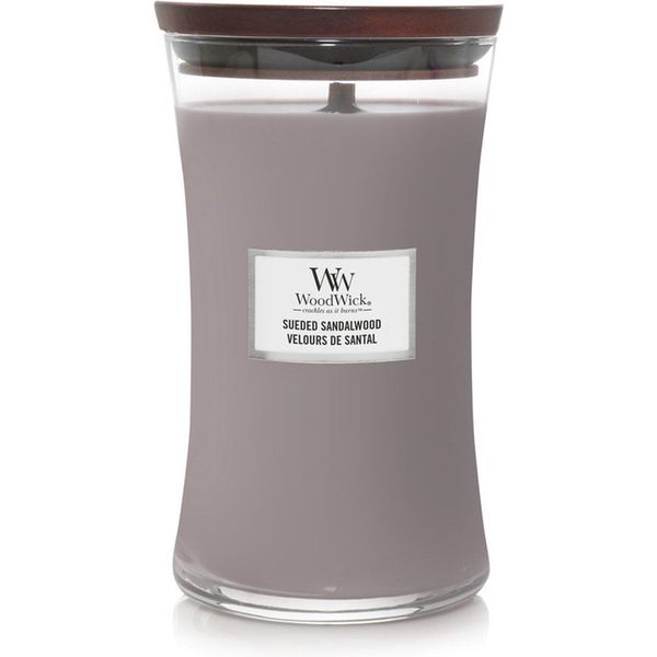 Woodwick Geurkaars Large Sueded Sandalwood