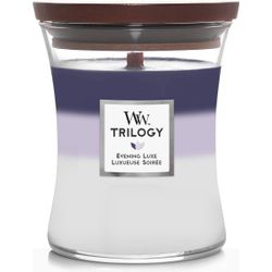 Woodwick Trilogy Geurkaars Medium Evening Luxe 