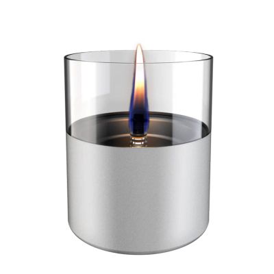 Lilly 10 bougie de verre aluminium Ø10 H11.5cm  Tenderflame