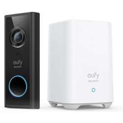 Eufy BLACK VIDEO DOORBELL + HOME BASE  