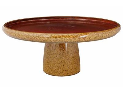 Elements Mustard Taartschotel D29xh12,5 Cm