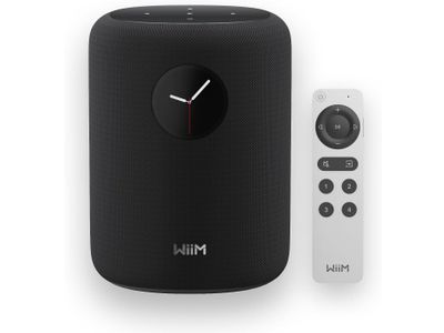 Sound smart speaker met display, zwart