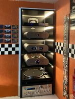 Top set bij klant Gato-Audio PRD-3S pre-amp, DPA4004 (4x 400w) eindversterker en CDD-1 cd speler