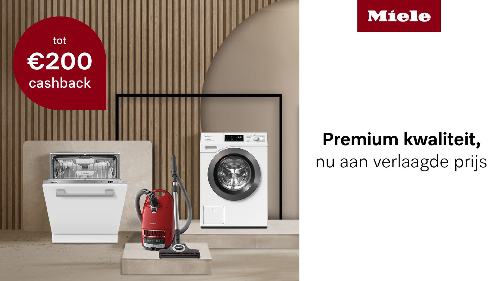 cashback Miele tot 31/10