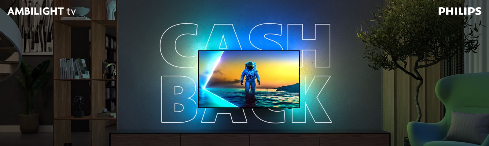 Tot € 1000 cashback op philips tv 's
